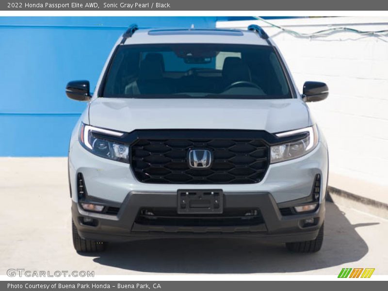 Sonic Gray Pearl / Black 2022 Honda Passport Elite AWD