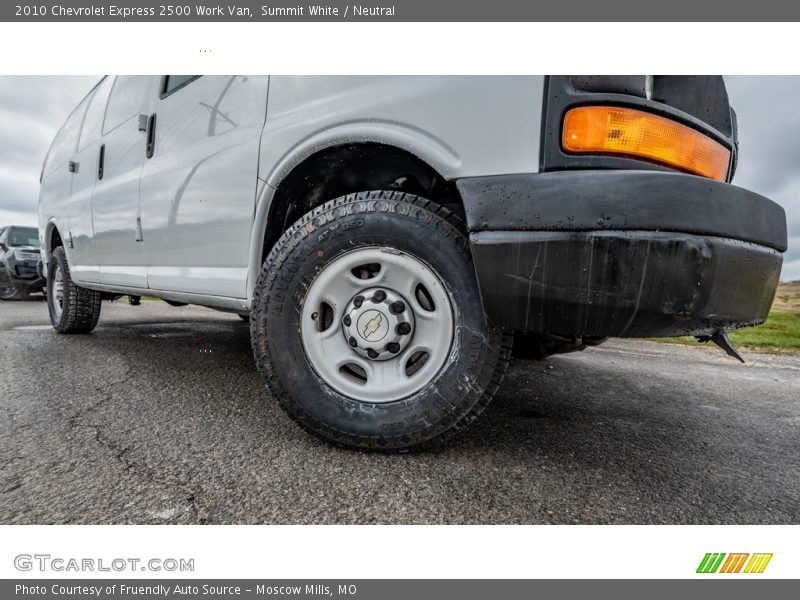 Summit White / Neutral 2010 Chevrolet Express 2500 Work Van
