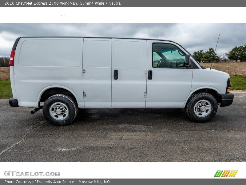 Summit White / Neutral 2010 Chevrolet Express 2500 Work Van