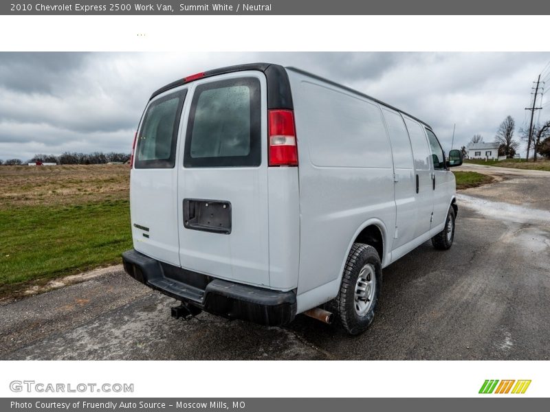 Summit White / Neutral 2010 Chevrolet Express 2500 Work Van