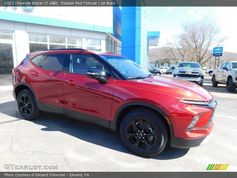 Radiant Red Tintcoat / Jet Black 2023 Chevrolet Blazer LT AWD