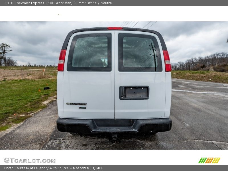 Summit White / Neutral 2010 Chevrolet Express 2500 Work Van