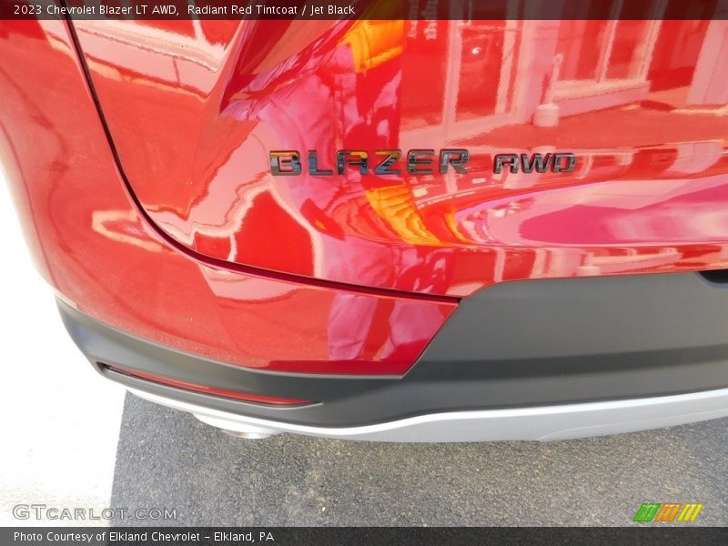 Radiant Red Tintcoat / Jet Black 2023 Chevrolet Blazer LT AWD