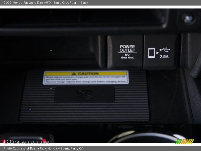 Sonic Gray Pearl / Black 2022 Honda Passport Elite AWD