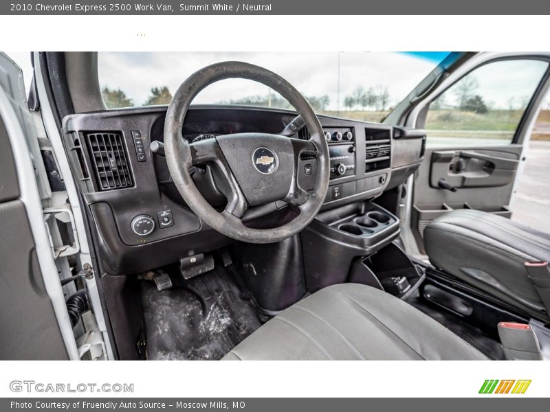 Summit White / Neutral 2010 Chevrolet Express 2500 Work Van