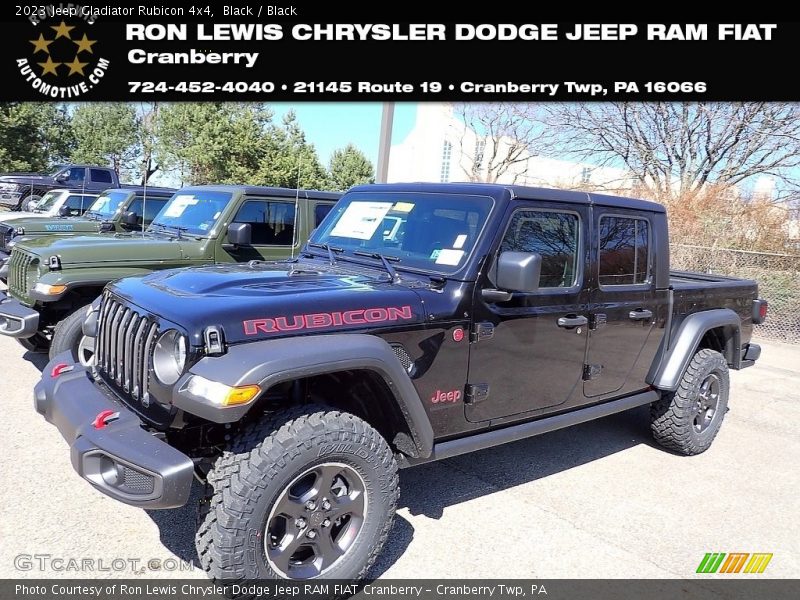 Black / Black 2023 Jeep Gladiator Rubicon 4x4