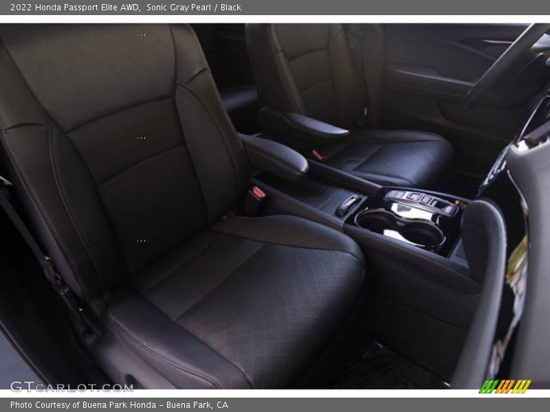 Sonic Gray Pearl / Black 2022 Honda Passport Elite AWD
