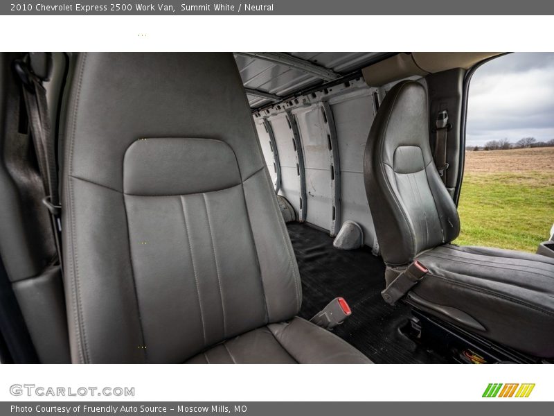 Summit White / Neutral 2010 Chevrolet Express 2500 Work Van