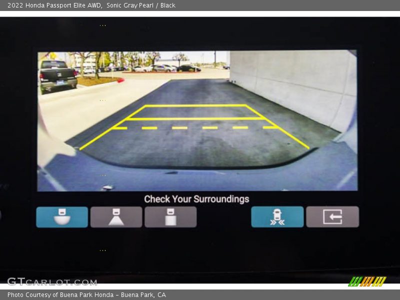 Sonic Gray Pearl / Black 2022 Honda Passport Elite AWD