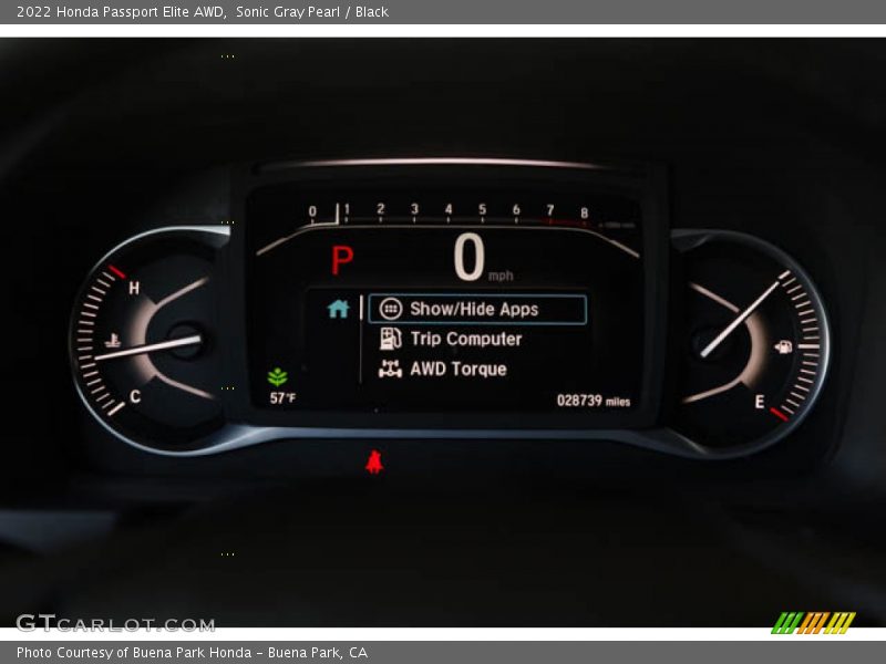  2022 Passport Elite AWD Elite AWD Gauges