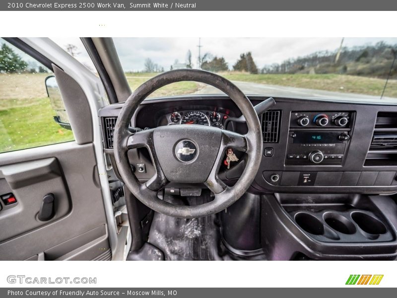 Summit White / Neutral 2010 Chevrolet Express 2500 Work Van