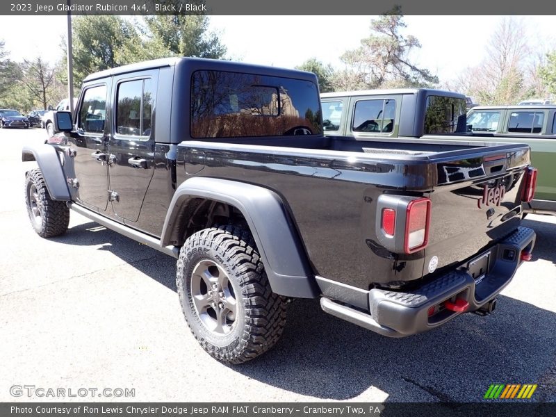 Black / Black 2023 Jeep Gladiator Rubicon 4x4