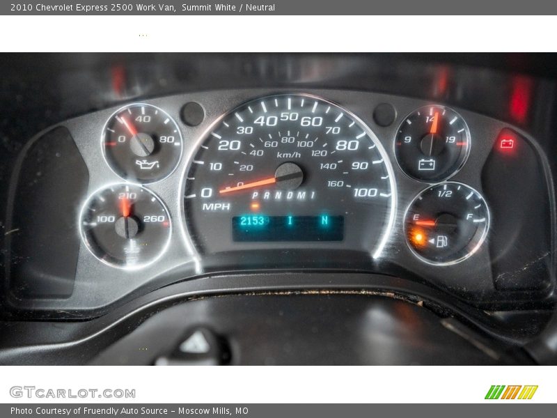 Summit White / Neutral 2010 Chevrolet Express 2500 Work Van