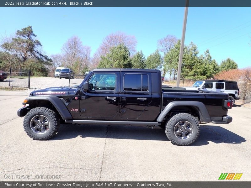 Black / Black 2023 Jeep Gladiator Rubicon 4x4