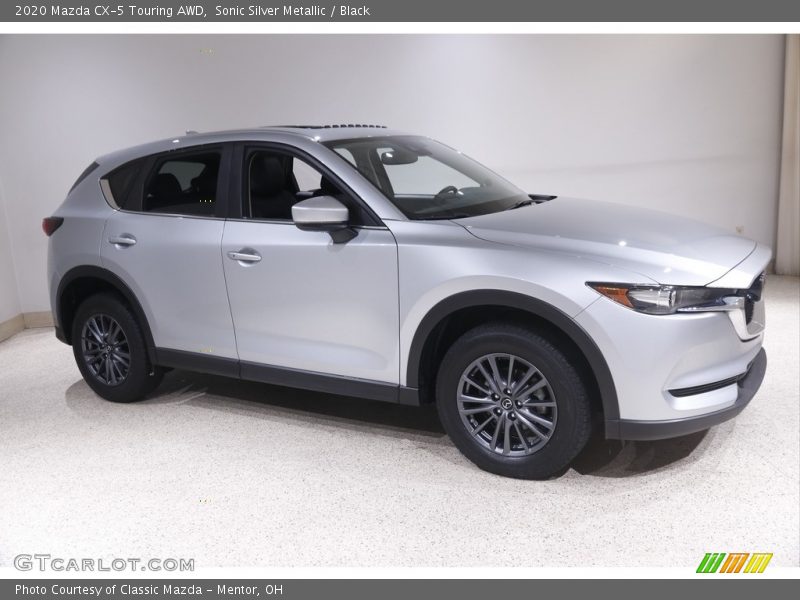 Sonic Silver Metallic / Black 2020 Mazda CX-5 Touring AWD