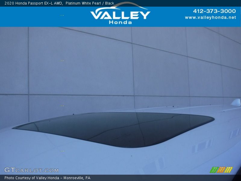 Platinum White Pearl / Black 2020 Honda Passport EX-L AWD