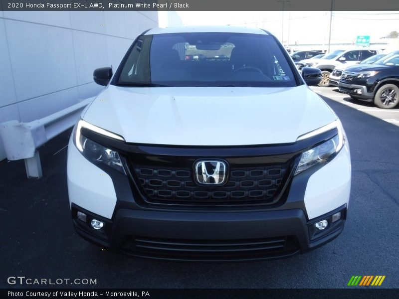 Platinum White Pearl / Black 2020 Honda Passport EX-L AWD