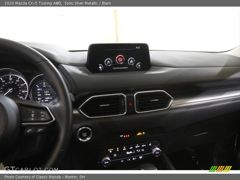 Sonic Silver Metallic / Black 2020 Mazda CX-5 Touring AWD
