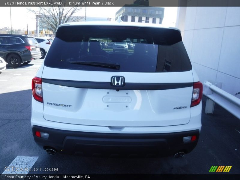 Platinum White Pearl / Black 2020 Honda Passport EX-L AWD