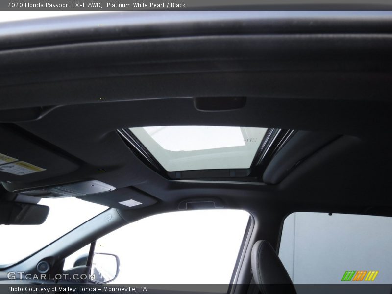 Platinum White Pearl / Black 2020 Honda Passport EX-L AWD