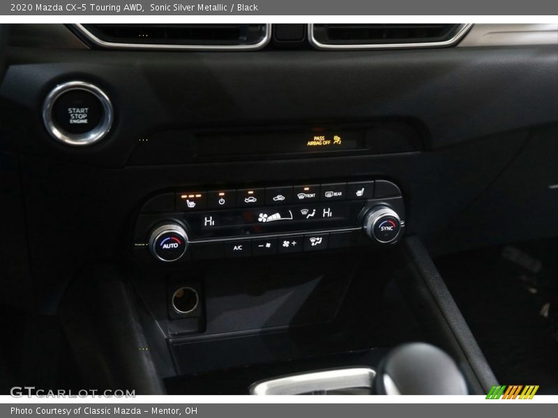 Sonic Silver Metallic / Black 2020 Mazda CX-5 Touring AWD