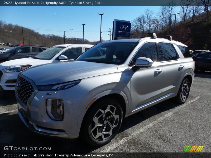 Typhoon Silver / Black 2022 Hyundai Palisade Calligraphy AWD