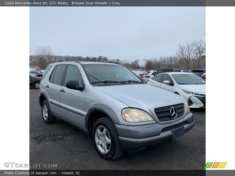 Brilliant Silver Metallic / Grey 1999 Mercedes-Benz ML 320 4Matic