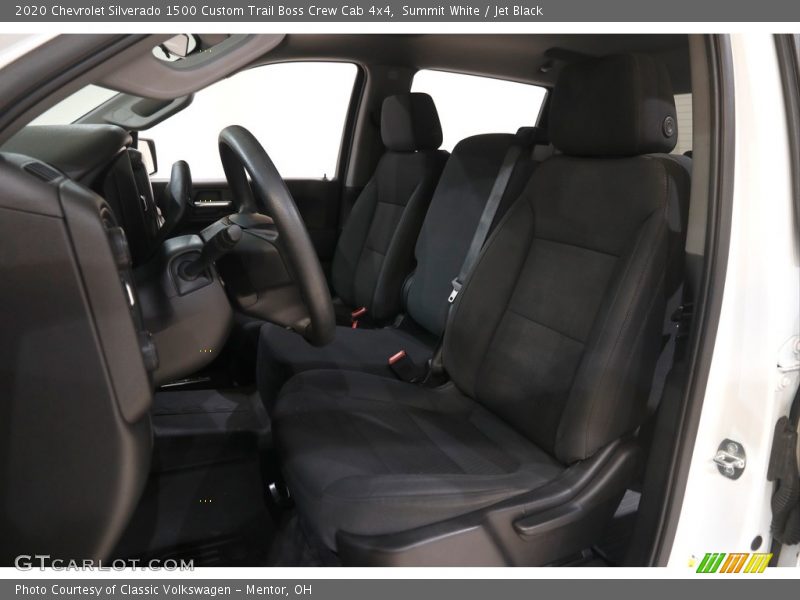 Front Seat of 2020 Silverado 1500 Custom Trail Boss Crew Cab 4x4