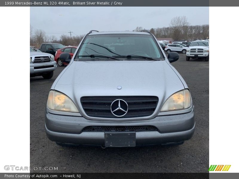 Brilliant Silver Metallic / Grey 1999 Mercedes-Benz ML 320 4Matic