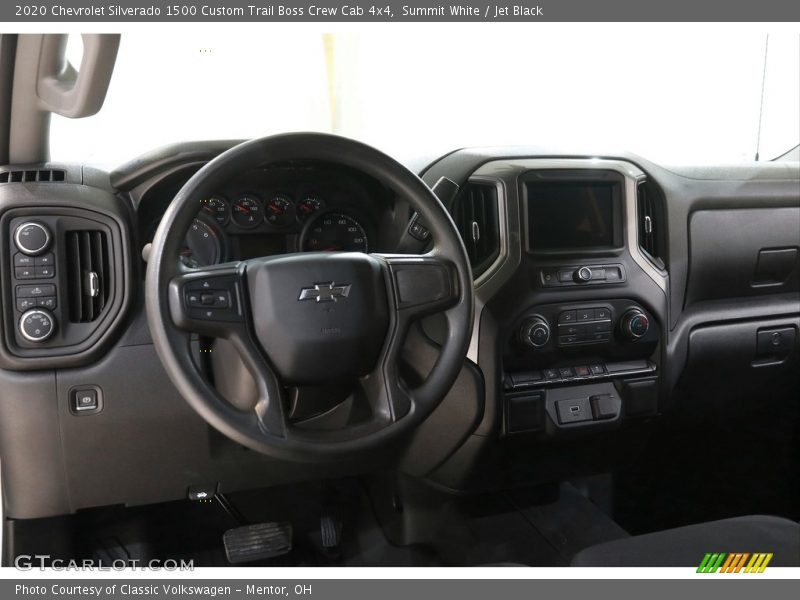 Dashboard of 2020 Silverado 1500 Custom Trail Boss Crew Cab 4x4