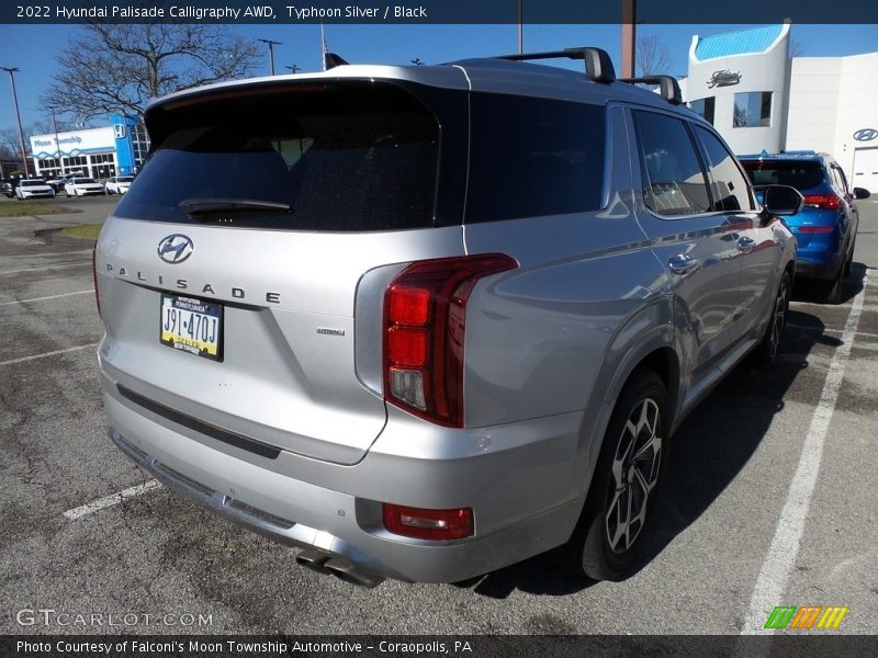 Typhoon Silver / Black 2022 Hyundai Palisade Calligraphy AWD