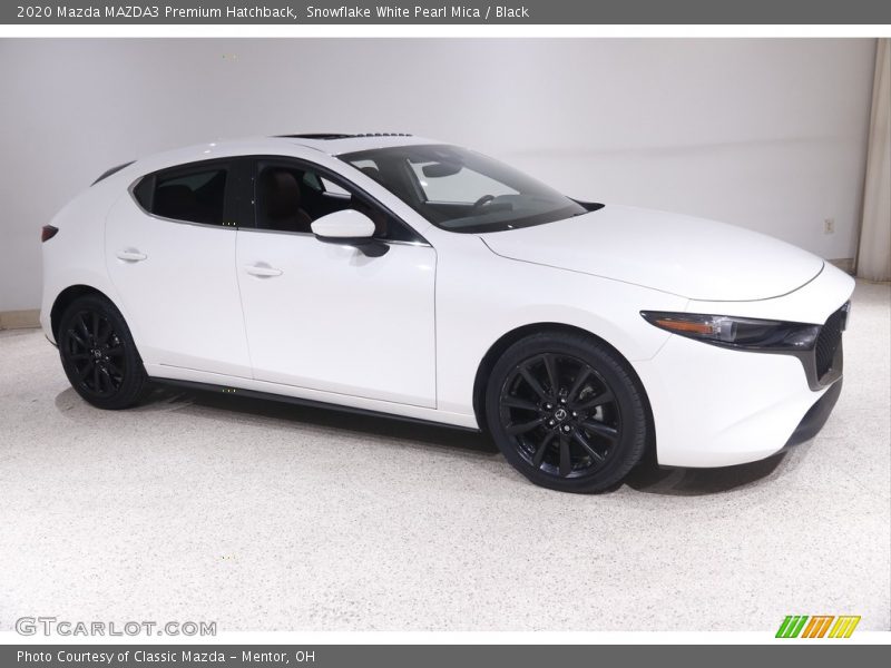  2020 MAZDA3 Premium Hatchback Snowflake White Pearl Mica