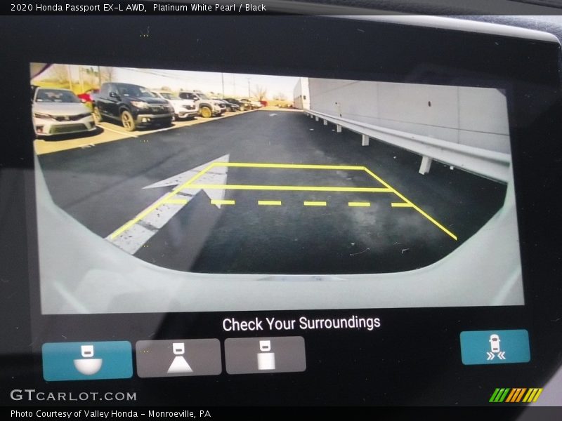 Platinum White Pearl / Black 2020 Honda Passport EX-L AWD