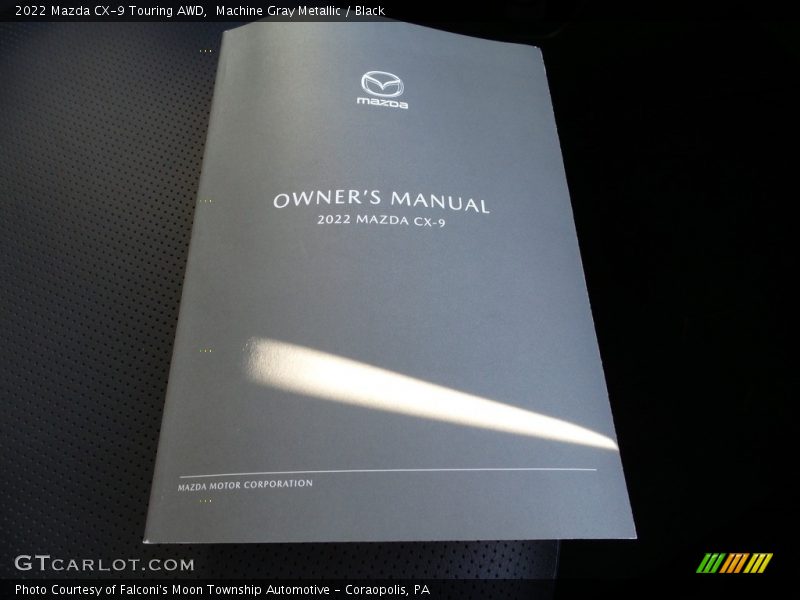 Machine Gray Metallic / Black 2022 Mazda CX-9 Touring AWD