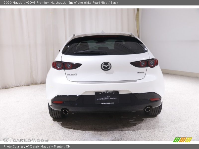 Snowflake White Pearl Mica / Black 2020 Mazda MAZDA3 Premium Hatchback