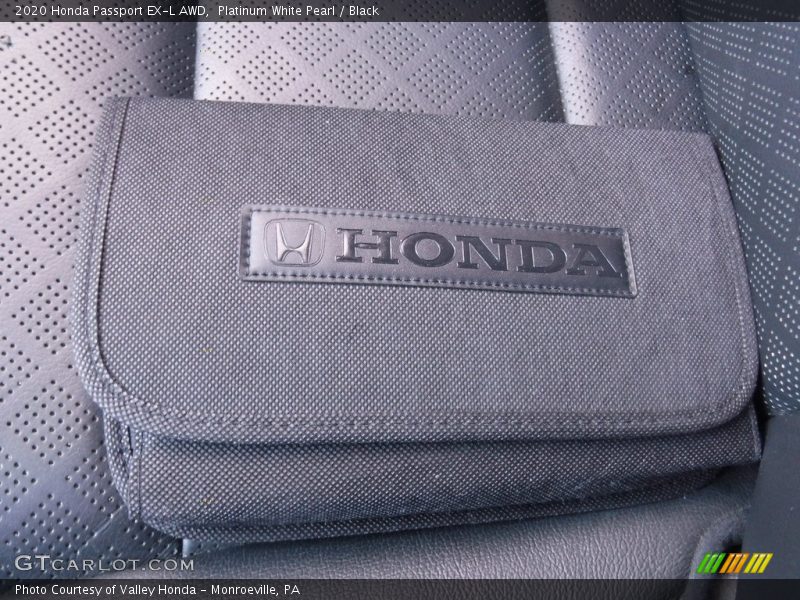 Platinum White Pearl / Black 2020 Honda Passport EX-L AWD