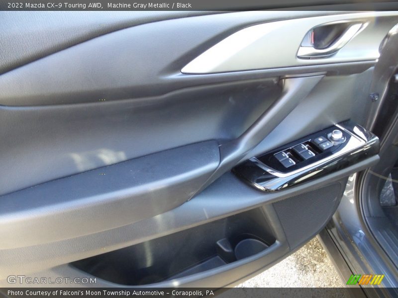 Machine Gray Metallic / Black 2022 Mazda CX-9 Touring AWD