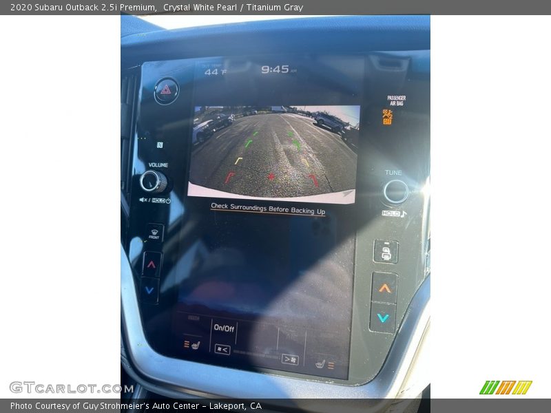 Crystal White Pearl / Titanium Gray 2020 Subaru Outback 2.5i Premium