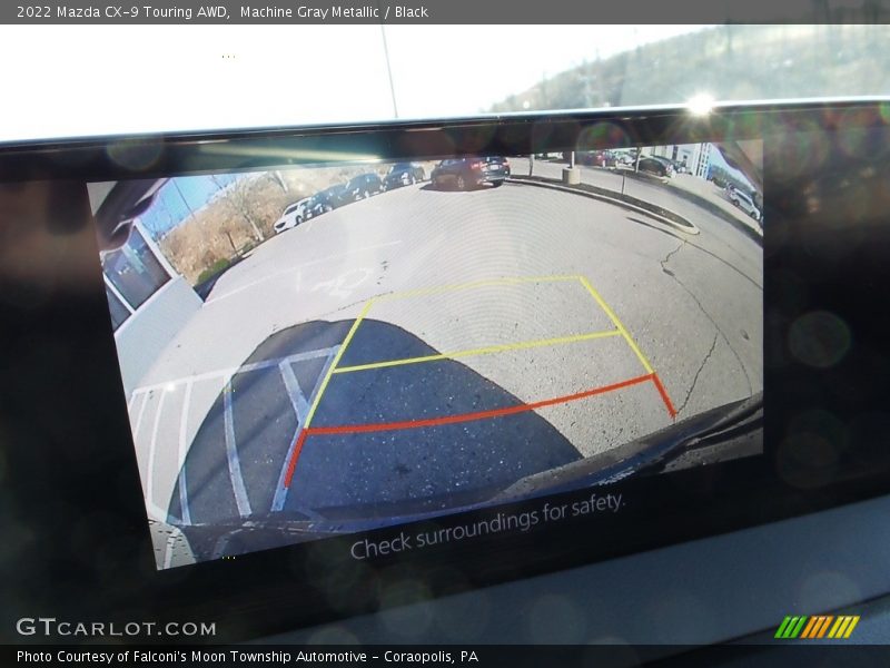 Machine Gray Metallic / Black 2022 Mazda CX-9 Touring AWD