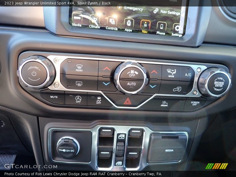 Silver Zynith / Black 2023 Jeep Wrangler Unlimited Sport 4x4