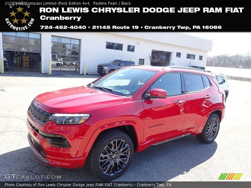 Redline Pearl / Black 2023 Jeep Compass Limited (Red) Edition 4x4