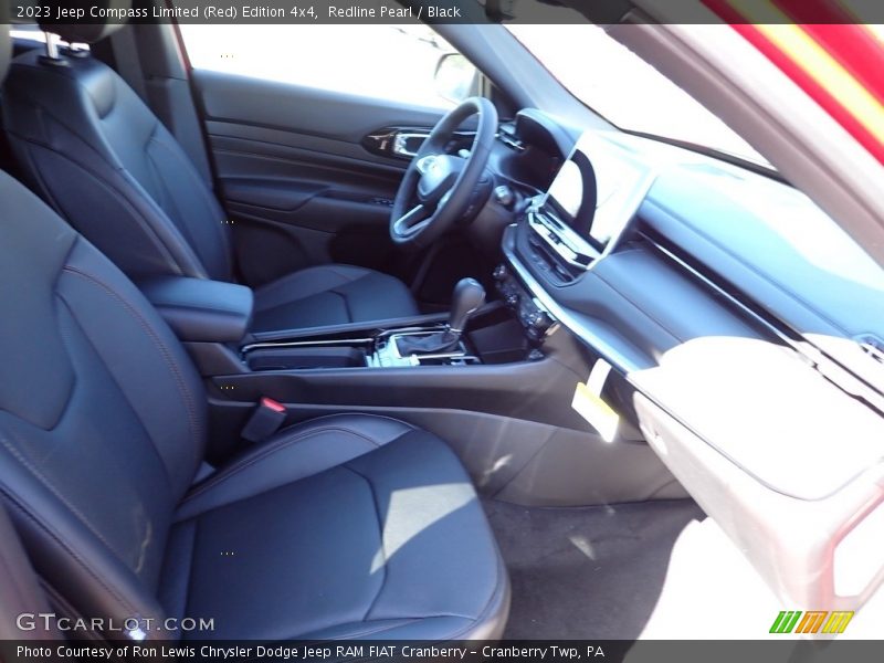 Front Seat of 2023 Compass Limited (Red) Edition 4x4