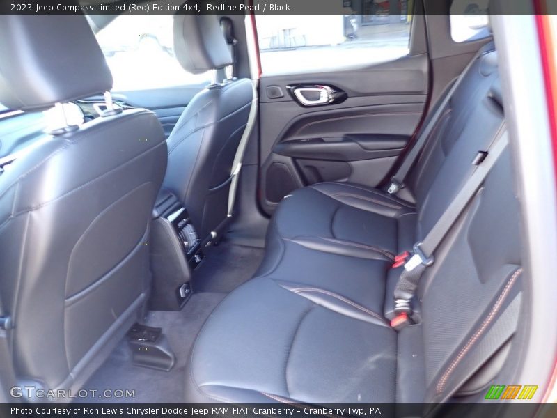 Rear Seat of 2023 Compass Limited (Red) Edition 4x4