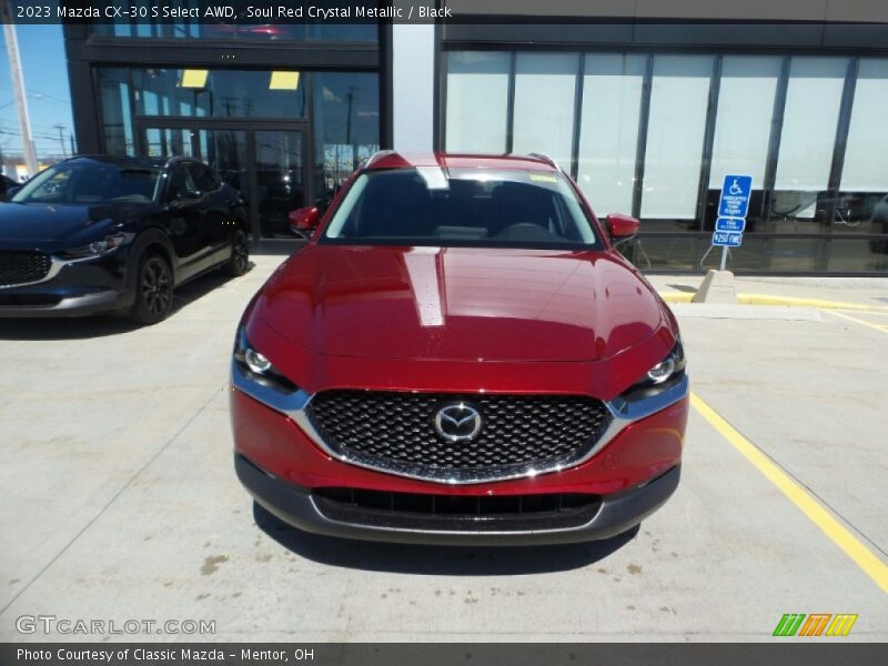 Soul Red Crystal Metallic / Black 2023 Mazda CX-30 S Select AWD