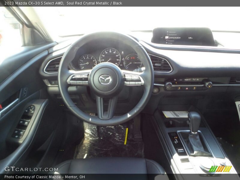 Soul Red Crystal Metallic / Black 2023 Mazda CX-30 S Select AWD