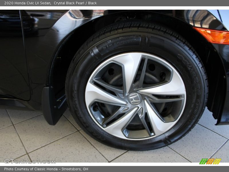 Crystal Black Pearl / Black 2020 Honda Civic LX Sedan
