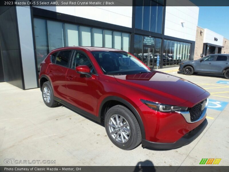Soul Red Crystal Metallic / Black 2023 Mazda CX-5 S Select AWD