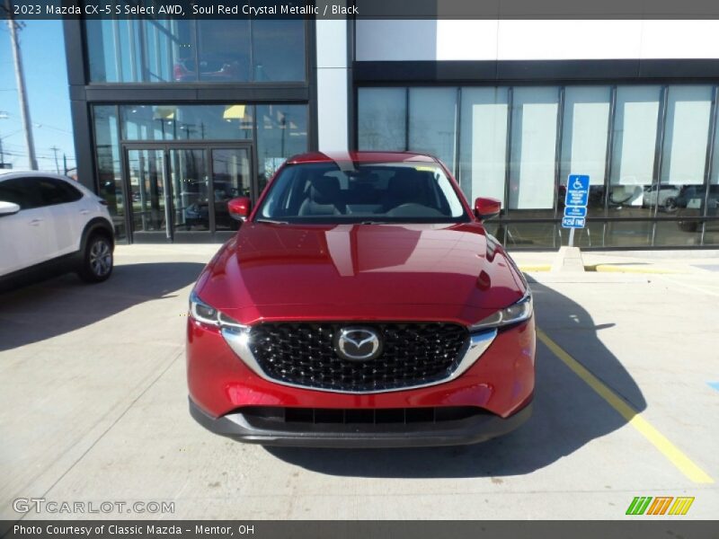 Soul Red Crystal Metallic / Black 2023 Mazda CX-5 S Select AWD