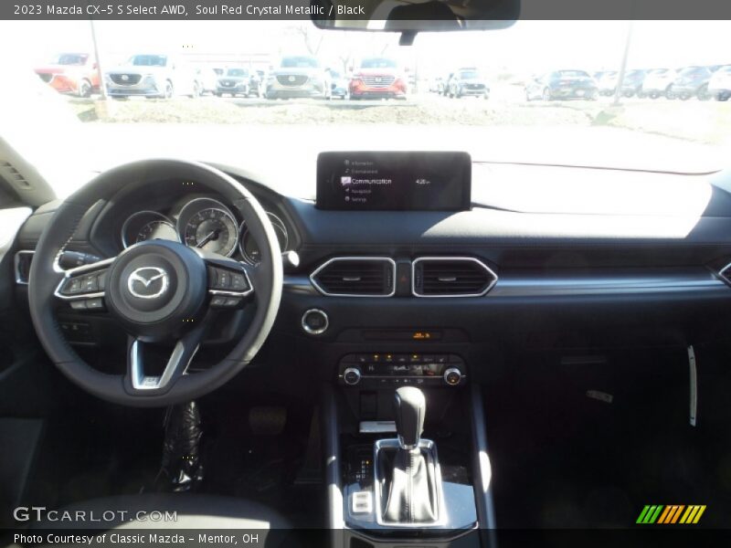 Soul Red Crystal Metallic / Black 2023 Mazda CX-5 S Select AWD