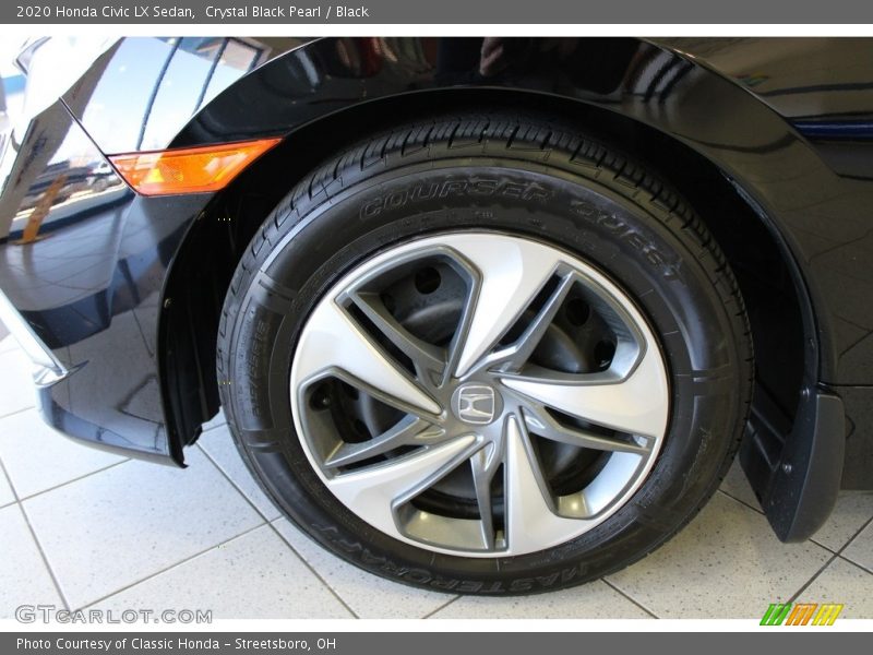 Crystal Black Pearl / Black 2020 Honda Civic LX Sedan
